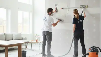 Professional drywall repair and wall restoration by expert painters in Saint Louis, MO home