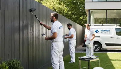 Professional fence painting in Saint Louis, MO by expert residential painters for lasting wood protection
