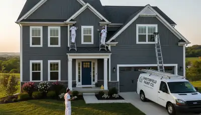 Professional house painting service in Saint Louis, MO for interior and exterior homes