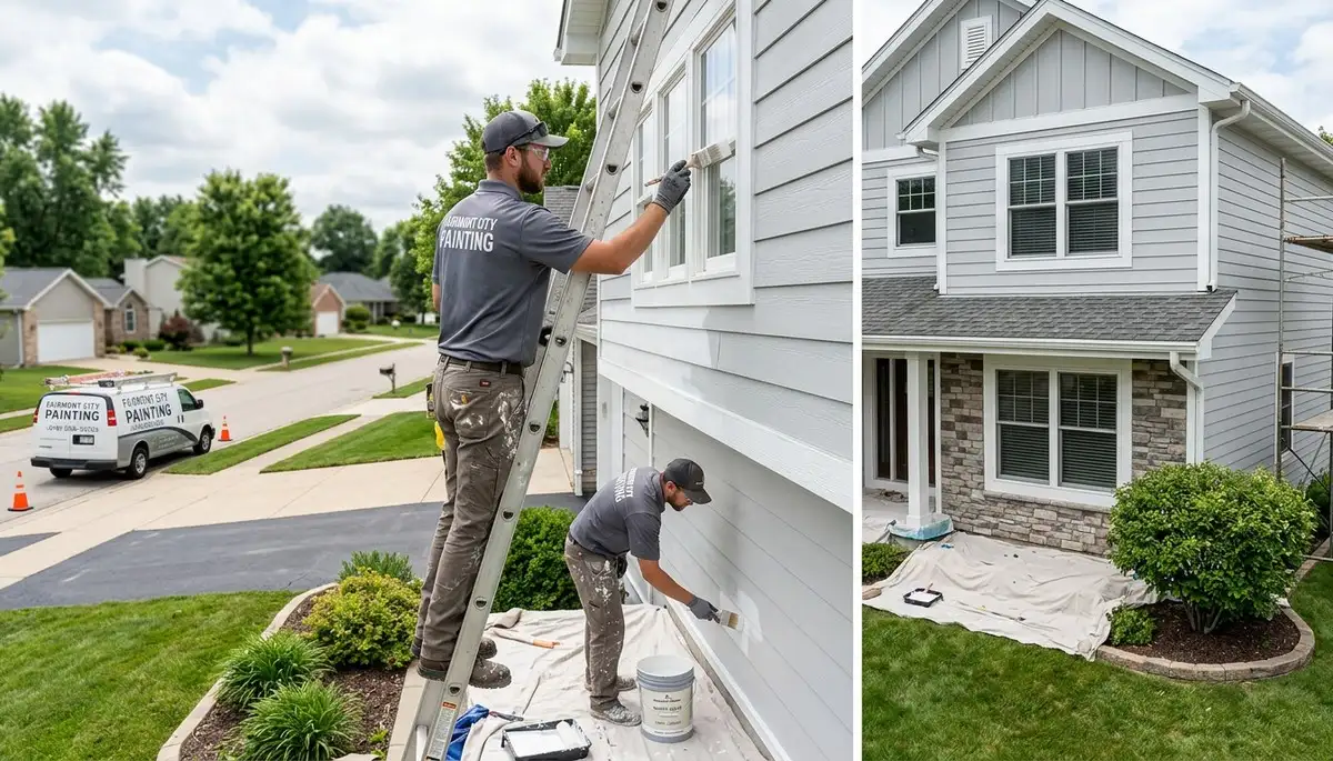 Professional house painting service in Saint Louis MO by local exterior and interior painters