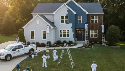 Professional house painting services in Saint Louis, MO for residential exteriors and interiors