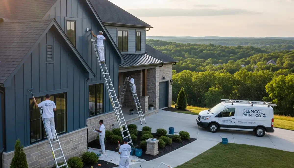 Professional house painting service in Saint Louis, MO by paintersstlouismo.com