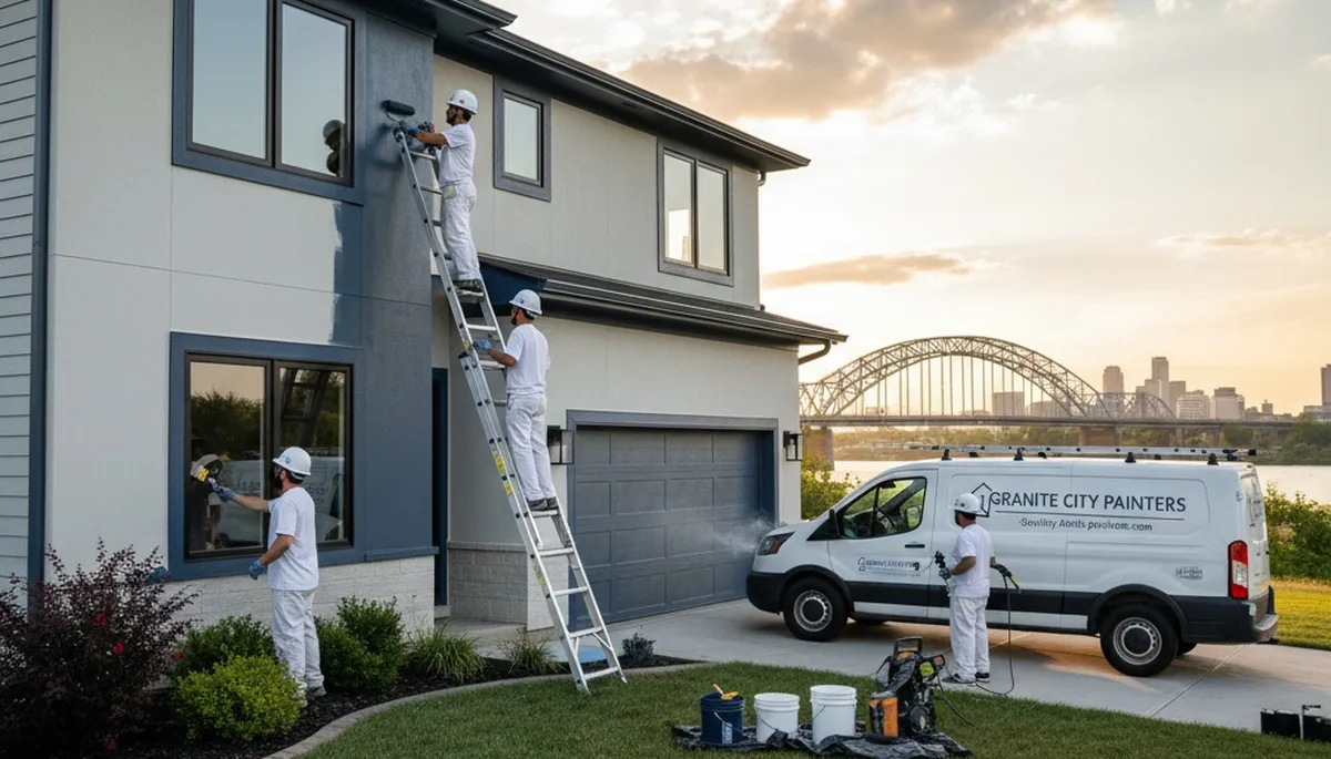Professional house painting service in Saint Louis MO by paintersstlouismo.com experts