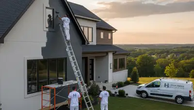 Professional house painting services in Saint Louis, MO by paintersstlouismo.com
