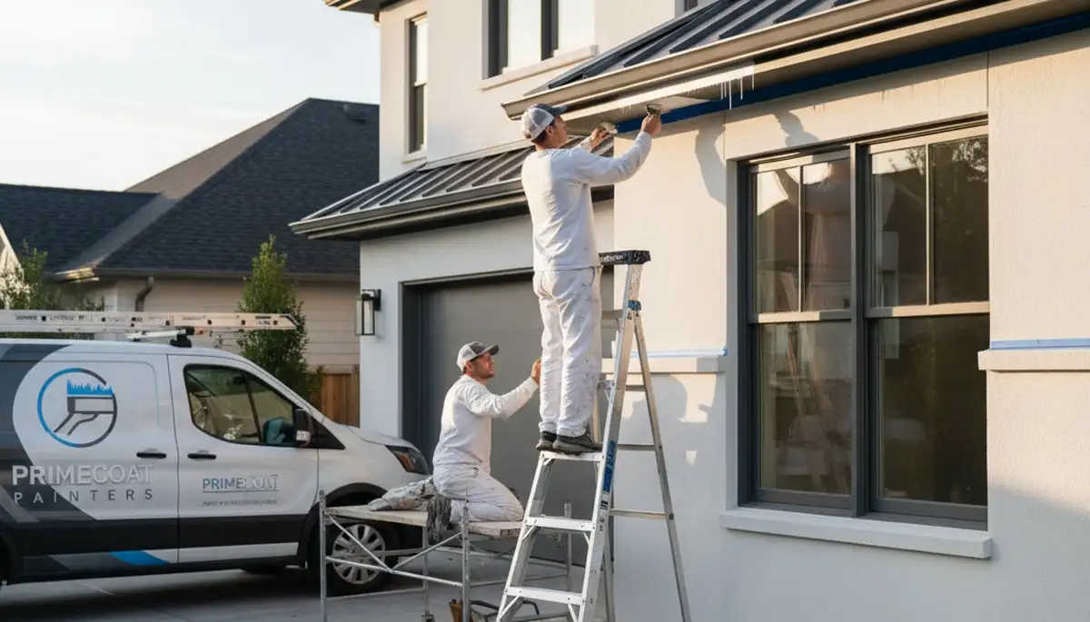 Professional trim and fascia painting by expert house painters in Saint Louis, MO